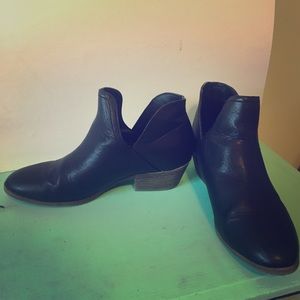 Black booties size 10